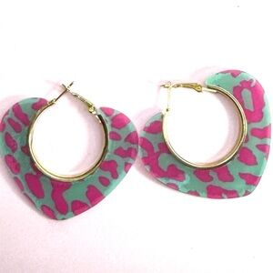 Wild Heart Hoop Earrings